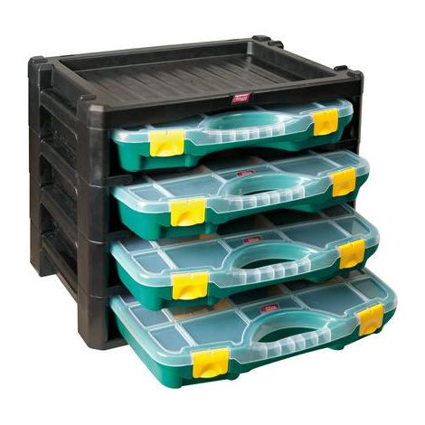 Multi-box 2 apilable para organizar y transportar