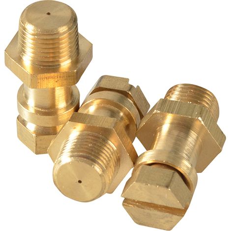 Monument x3 1/8inch BSP Pressure Test Nipples Gas Test Gauge Connectors MON1732 (1/2)