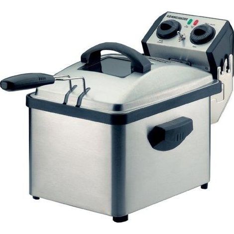 rommelsbacher Friteuse Élégante noire 3,5 litres