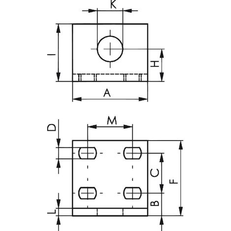 Équerre de fixation stable 6843 T.1 AMF 1 PCS (1/5)