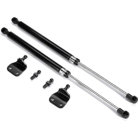 2x Amortisseurs universels 400 mm 300 N pour capot avant et coffre arrière de voiture, vérins à gaz (1/5)