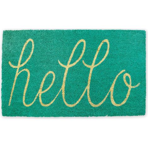 Antidérapant et Durable pour intérieur/extérieur, Animaux de Compagnie, 100% Fibre Naturelle, Turquoise, 45,7 x 76,2 cm (1/5)