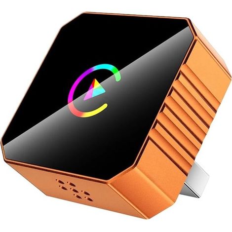 AI Box compatible con Android AUTO Adaptador inalámbrico CarPlay 2 en 1 WiFi y Bluetooth 5.0 + Control por voz Con cable a inalámbrico (1/5)