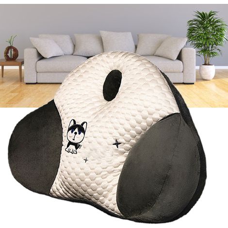 Husky Sommer-Lendenkissen für Stühle, Cartoon-Rückenstütze, Taillenkissen für Sofa, Schlafzimmer, Büro, Auto