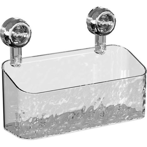 Panier De Rangement - Ventouse Pour Salle De Bain - Support Murale Pour Lavabo Ou Toilettes - 1 Pièce (1/5)