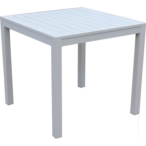Tavolo in Alluminio Bianco mod. Sullivan (1/4)