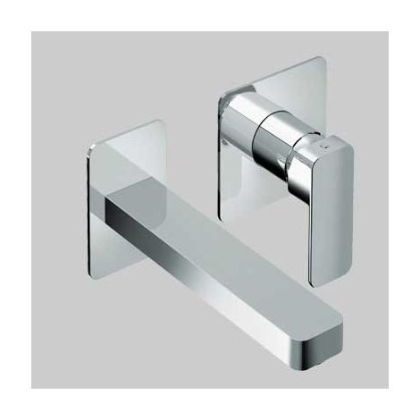 MONOCOMANDO LAVABO A PARETE TONO - Cromo