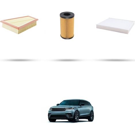 Kit tagliando 3 filtri compatibile con Land Rover Velar (L560) 2.0 d200 150kw dal 2020 (1/4)