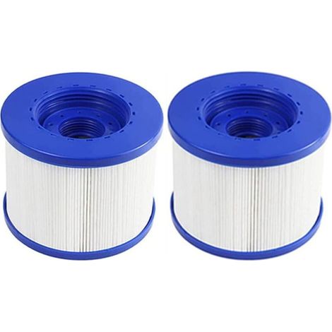 Clever Spa Ersatz-Poolfilter für Warmwasserpools (2er-Set)