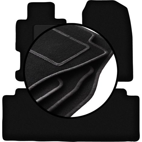 Komplettset Veloursmatten für: Honda Civic VII 5 Türen (2001-1007)