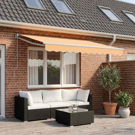 vidaXL Telo di ricambio per tenda da sole Poliestere