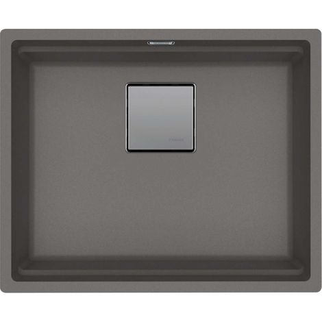 Franke Kubus 2 Pro - Fregadero fragranite KNG PRO 110-52, piedra gris 125.0757.352 (1/5)