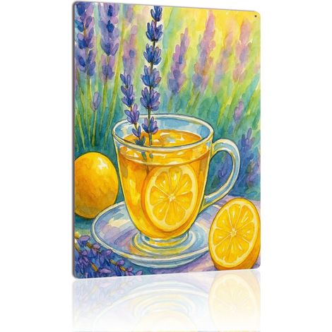 Plaque en Métal Vintage Art Murale pour Jardin de Cerisiers, Durable et Beau pour Ajouter une Touche de Printemps 30x20 cm. (1/5)
