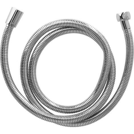 Flexible de douche télescopique en acier inoxydable G1/2 de 1,5 m, métal antidéflagrant pour salle de bain (1/5)