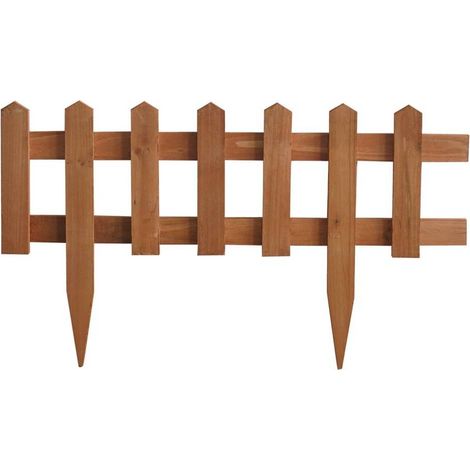 STECCATO IN LEGNO PER AIUOLE cm. 60 x 1 x h.35