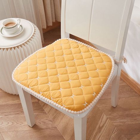Galette de Chaise 45x43 cm, 4er-Set: Weiche und rutschfeste Sitzkissen, ideal für Esszimmer oder Küche