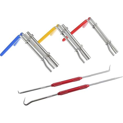 Kit di attrezzi per l'installazione di guarnizioni idrauliche per auto X AUTOHUX, colore argento. (1/5)