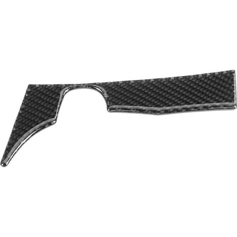 Cache décoratif pour boutons d'information en fibre de carbone, conduite à gauche, compatible avec Mitsubishi Lancer 2008–2016 (1/5)