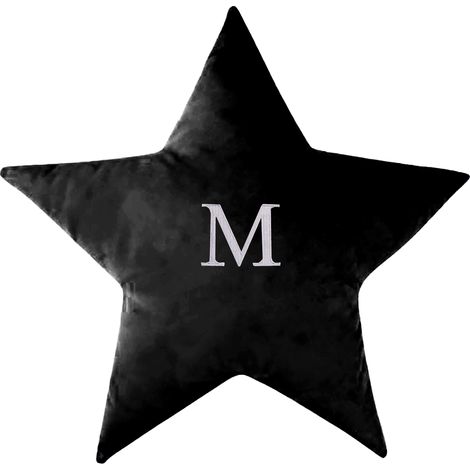 Coussin VELVET STAR VE2219 noir