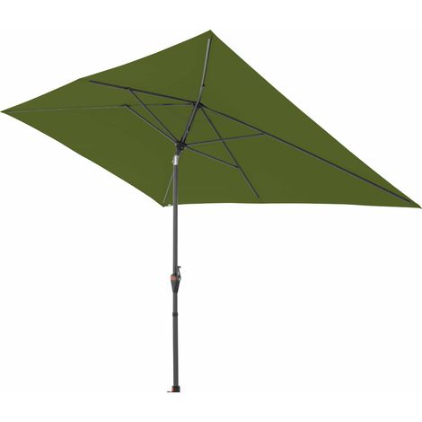 Doppler Mittelstockschirm "myZONE" 300 x 200 cm, Auto-Tilt, kiwi, Bezug aus 100% Polyester, Gestell aus Aluminium, Gewicht 7,3 kg (1/5)