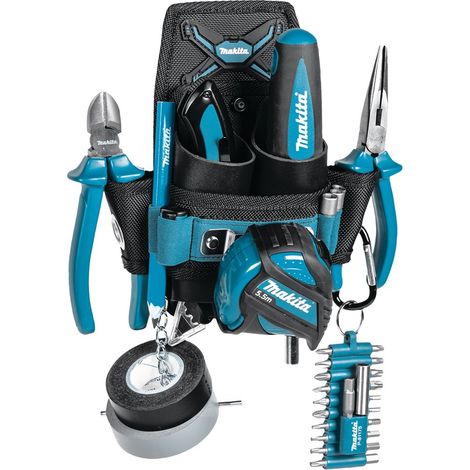 Makita E-05212 Ultimate 4 Way Electricians Mate Tool Pouch 5 Pocket Strap System (1/5)