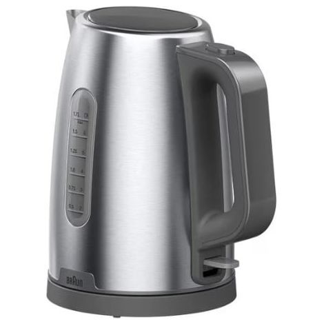 Bollitore elettrico Braun PurShine WK 1500GY 1.7l 2200W Acciaio inossidabile/Grigio [0X21010083]