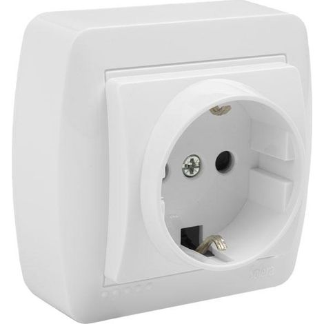 Base Bipolar Superficie Modelo Atlantis 16a. Blanco