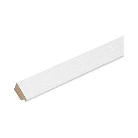 Cadre photo Deknudt S66KF1 blanc 33x33 cm bois