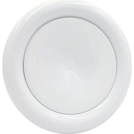 Anémostat De Soufflage Fi 100 Mm - Blanc - Avec Cadre En Métal - Diffuseur D'air - Ventilation Intérieure (1/5)