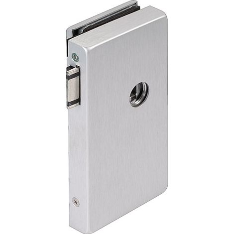 dormakaba Serrure pour porte en verre OFFICE Classic LM argent élox.UV DIN droite - 81128515099 (1/3)