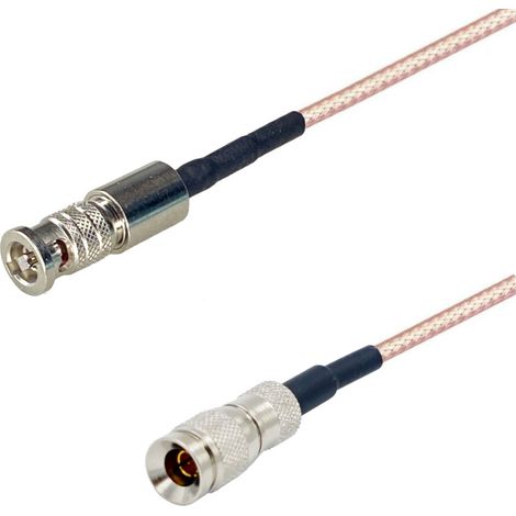 SDI-Kabel mit Mini-BNC-Stecker / DIN 1.0/2.3-Stecker, 75 Ohm, 1 m