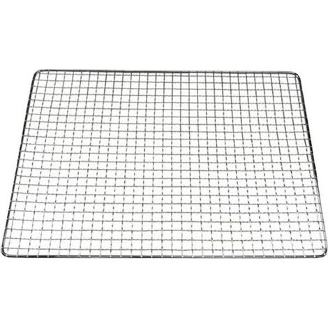 Rejilla de repuesto de acero inoxidable para barbacoa con malla, ideal para reuniones familiares, picnics y acampadas (1 pieza, tamaño: 3030 cm) (1/5)