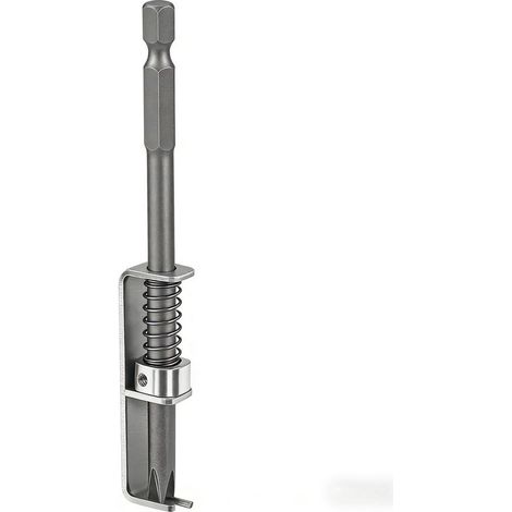1 embout de tournevis de positionnement à ressort, porte-vis anti-chute à ressort pour perceuse électrique et travaux d'entretien (1/5)