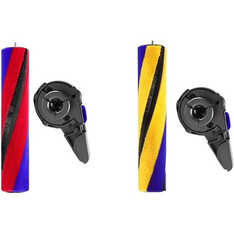 Accessoires D'aspirateur, Tambour Moelleux Ultra-Fin, Couvercle D'extrémité De Rouleau De Brosse, Compatible avec Dyson V8 Slim V10 Slim V12 V15 (1/5)