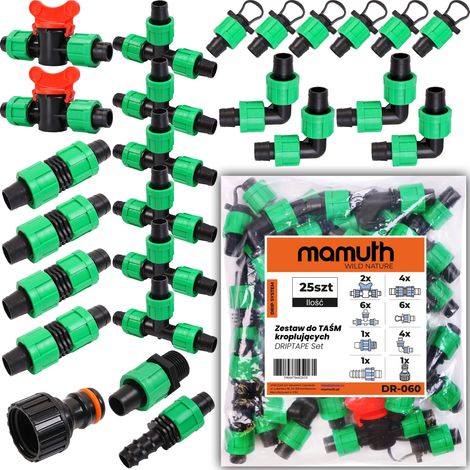Ensemble de tubes goutteurs 25 pièces SET DRIPTAPE DR-060 MAMUTH (1/5)