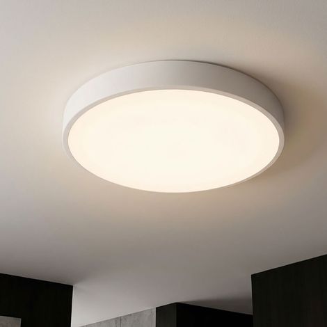 LED Deckenleuchte Deckenlampe Wohnzimmerlampe Metall weiß CCT-Schalter D 37,8 cm