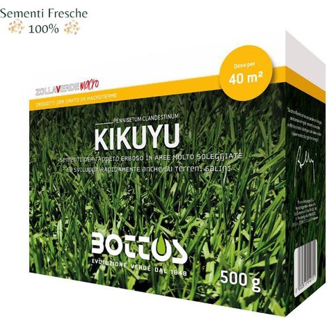 BOTTOS - KIKUYU / 500 g - Sementi per prato Macroterme