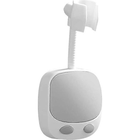 Support de Douche Universel Pas de Ventouse Support de pommeau de Douche Support de Salle de Bain Rglable Rotation  360  Base Fixe ABS (Color : Gray)