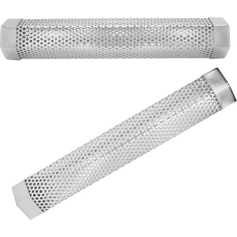 Tube de fumoir pour barbecue (acier inoxydable 304) en forme de boîte à fumée pour bois fruitier (1/5)