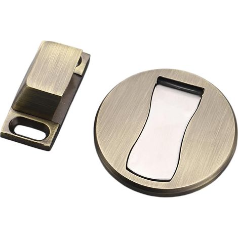 Invisible Wall-Mounted Door Stopper (Bronze Blade) (1/5)
