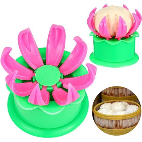 Dailygoods Teigtaschenformer (2 teilig) Antihaft Backform Kunststoffform Gesund und hygienisch Leicht zu reinigen Professionelles Design Brötchen (1/5)