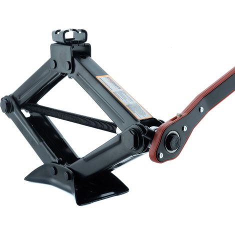 Martinetto trapezoidale compatto da 1,5T con chiave a cricchetto e guanti (1/5)