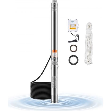 Pompe immergée pour puits profond - 750 W puissance d'entrée (1/5)