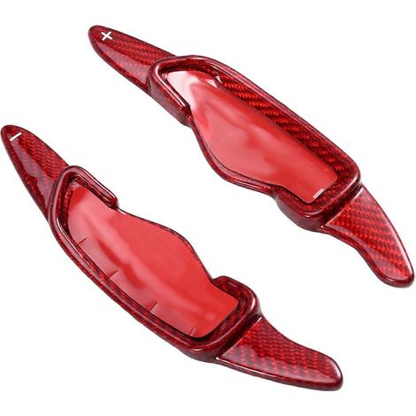 Schaltwippen aus Kohlefaser für Hyundai Genesis G70 Sonata 10 (2020–2022), Rot (1/5)
