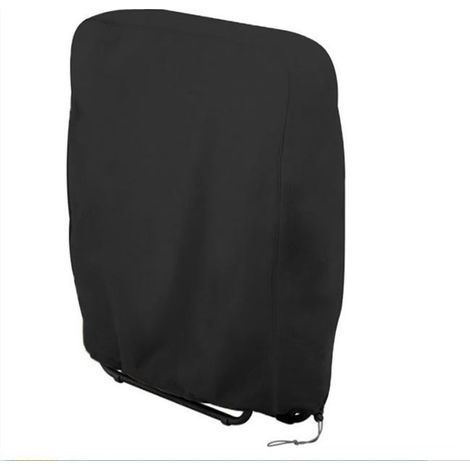 Housse Chaise Jardin Imperméable Oxford - Protection Pliante Fauteuil Suspendu Relax, Anti-Vent Anti-Poussière, Couvre-Siège Extérieur, Lot 1 Pièce Noir (1/3)