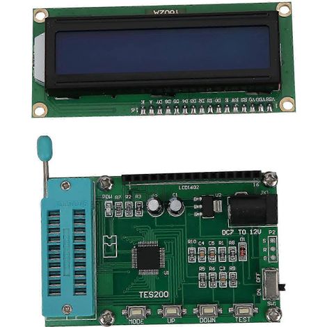 Digitaler IC-Tester der Serien 74, 40 und 45 für Logikgatter, elektronische Bauteile und integrierte Schaltungen (7–12 V DC). (1/5)