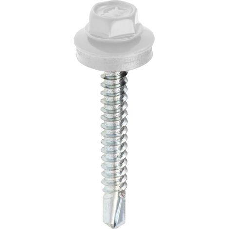 Vis H acier VHA 4,8 x 25 blanc