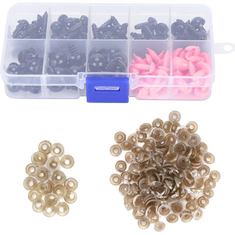 Plastic Eyes Noses with Washers Plush Doll Teddy Bear Stuffed Animals Toy DIY AccessoriesA (1/5)