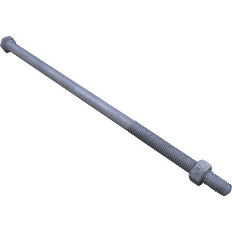 Boulon acier galvanisé 12x300 (vis+écrou) 6800655 MICHAUD BC112