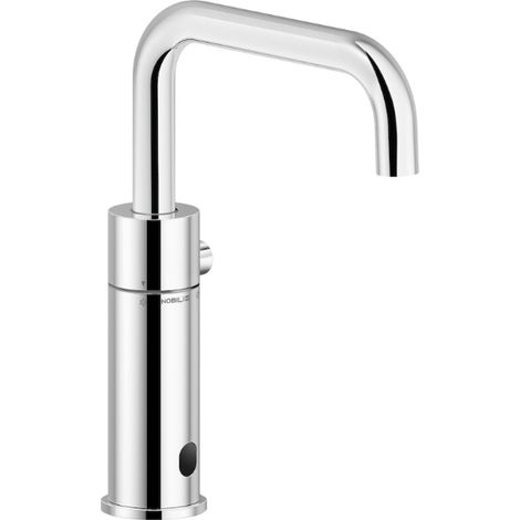 Miscelatore per lavabo con comando infrarossi, senza scarico. Nobili serie VELIS IRVE125118/3CR  Cromato - Ottone